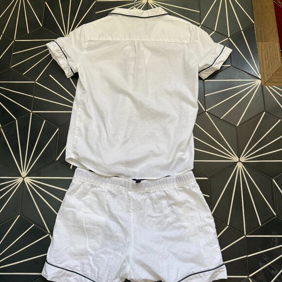 Petite Plume White Cotton sleep set, size S - Picture 4 of 7